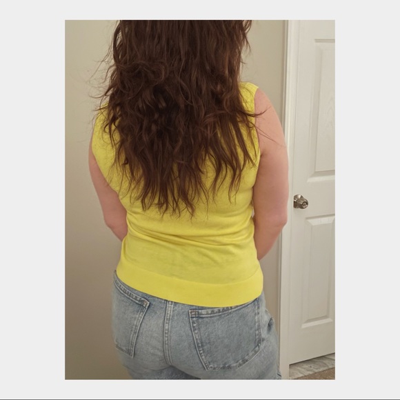 J.Crew Yellow Sweater Shell - Picture 3 of 4